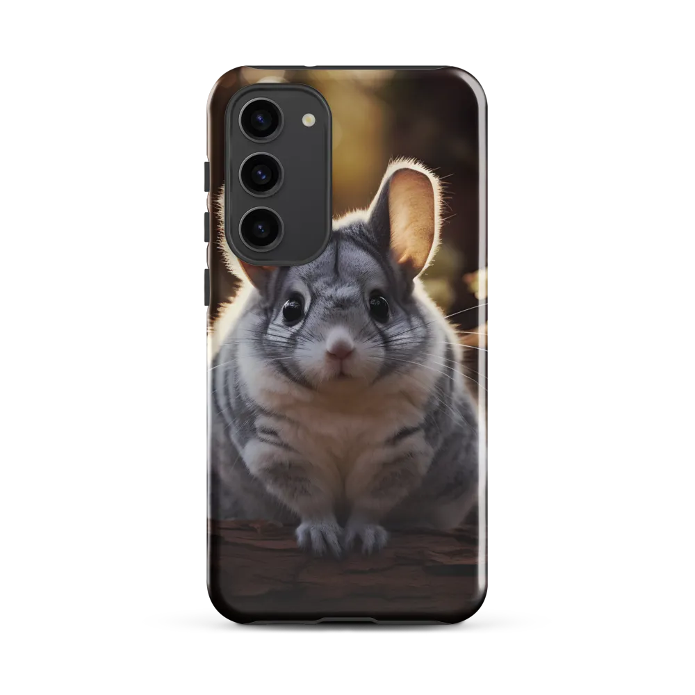 Curious Chinchilla in the Forest