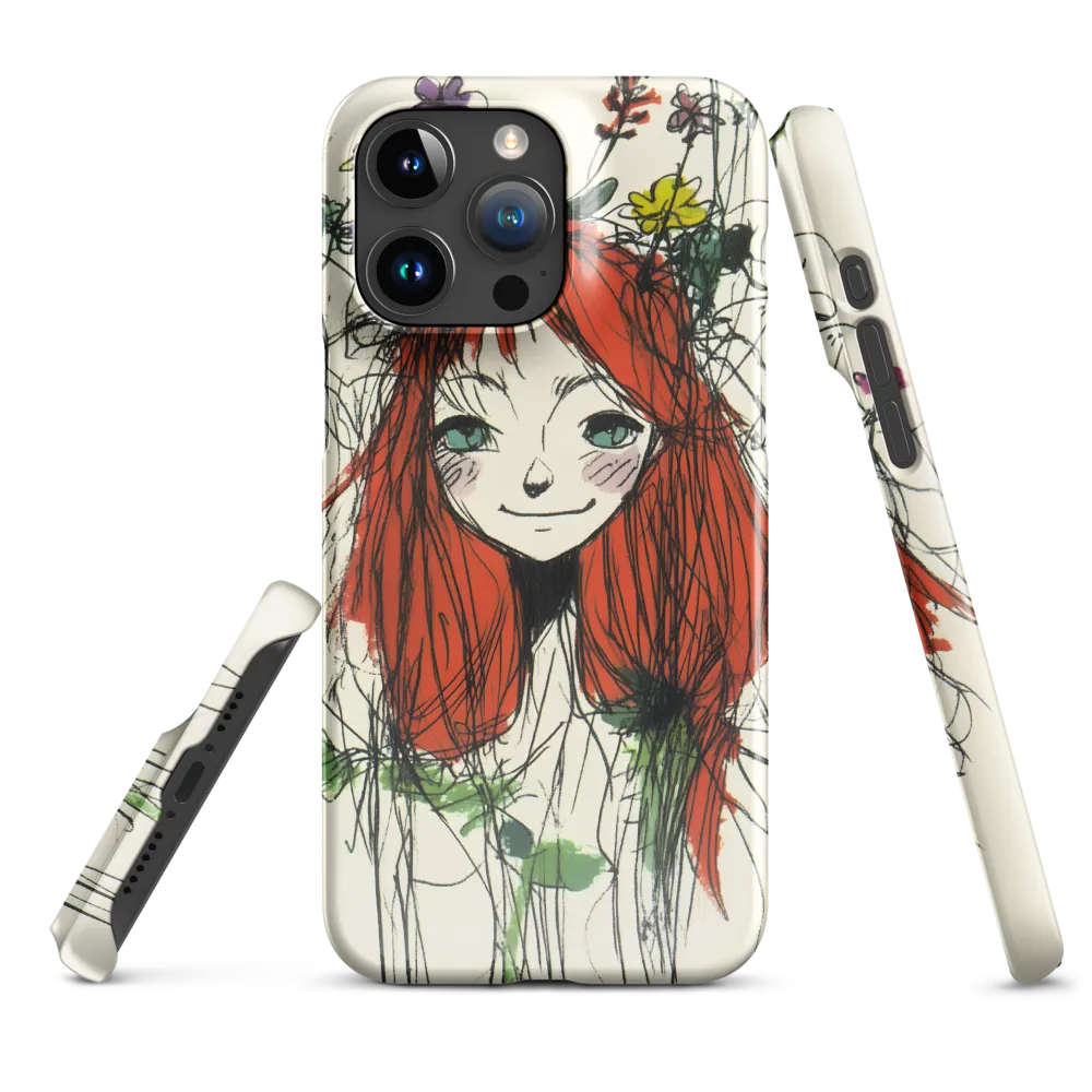 Whimsical Floral Portrait