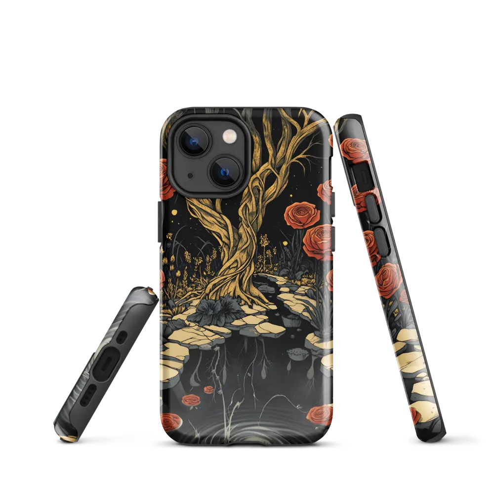 Whispers of the Enchanted Garden | Phone Case |  13 mini | Tough Case | Glossy