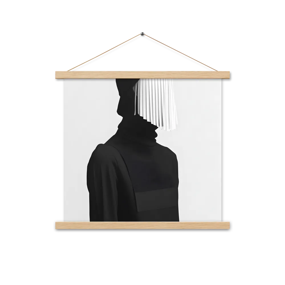 Veil of Mystery | Poster With Oak Wood Hanger | 18″×18″