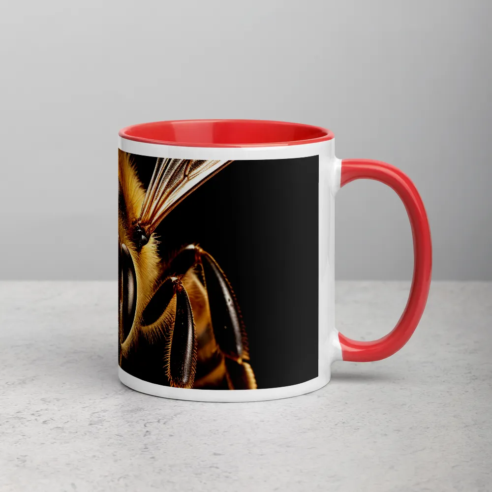Macro Photograph of a Bee | Mug