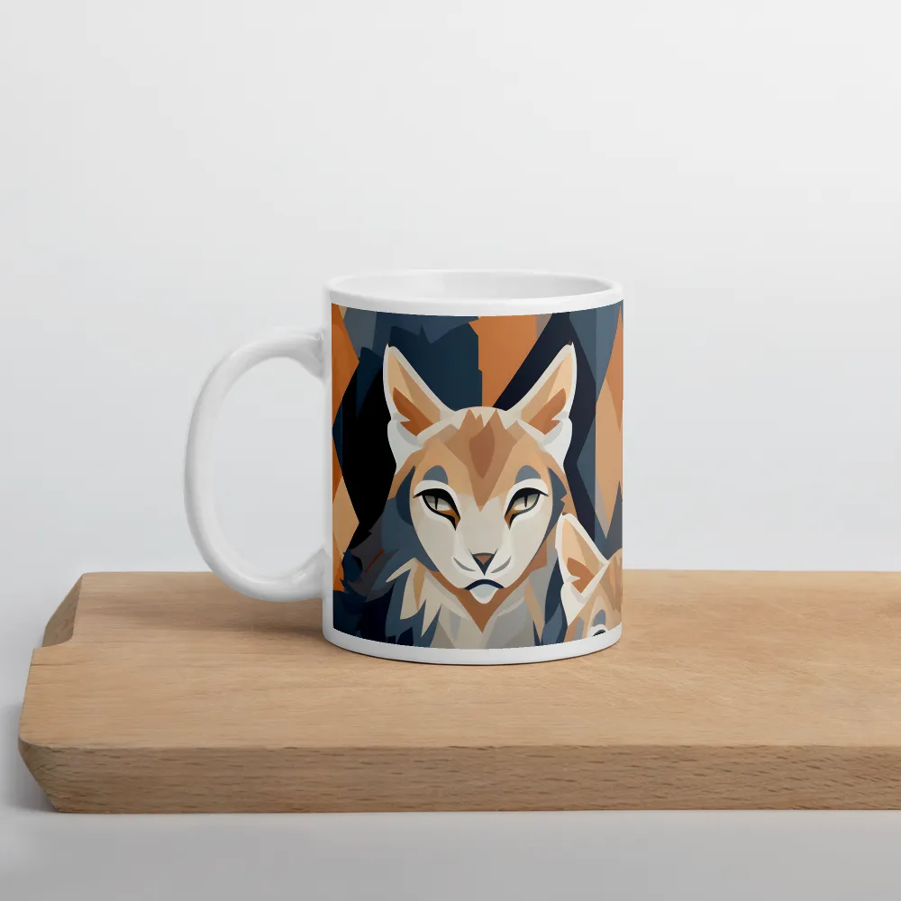 Elegance in Geometry: The Foxes | Mugs | Multiple Sizes & Colors