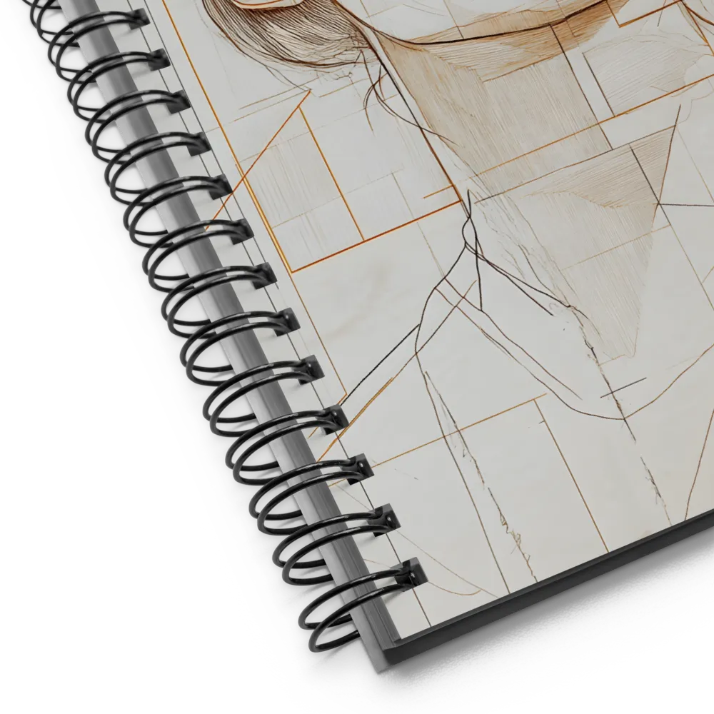 Fractured Reflection | Spiral Notebook