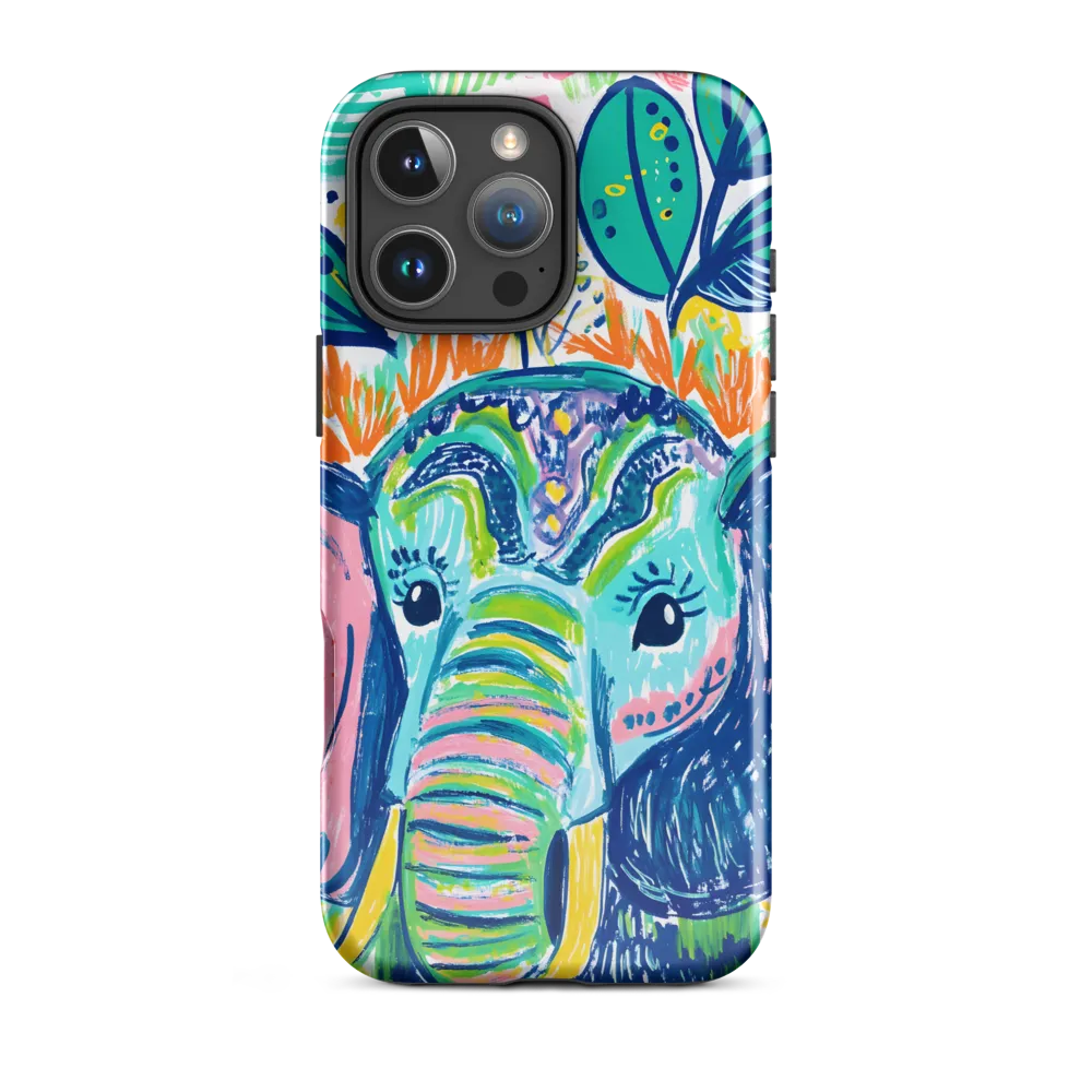 Whimsical Elephant Portrait