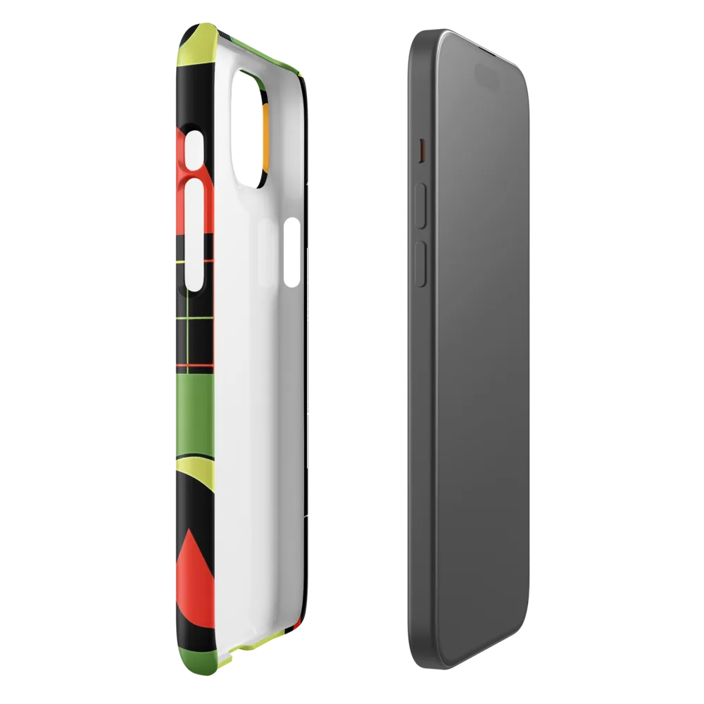 Geometric Harmony | Phone Case |  15 Plus | Snap Case | Glossy