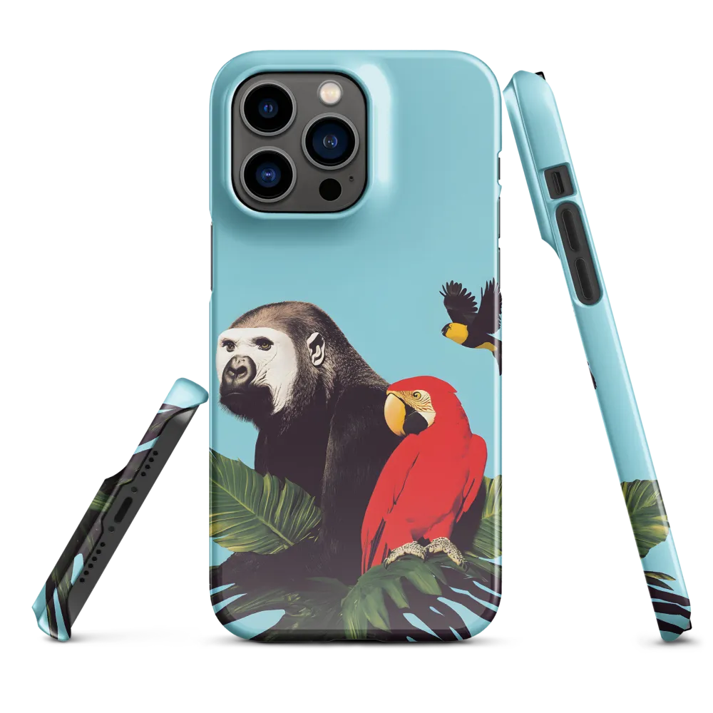 Tropical Harmony: A Celebration of Wildlife | Phone Case |  14 Pro Max | Snap Case | Glossy