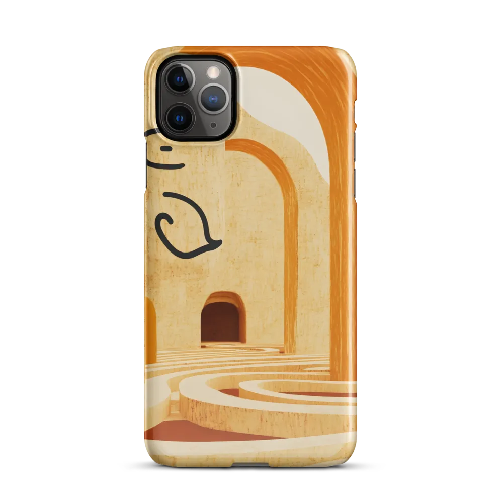 Whimsical Arches in a Beige Dreamscape | Phone Case |  11 Pro Max | Snap Case | Glossy