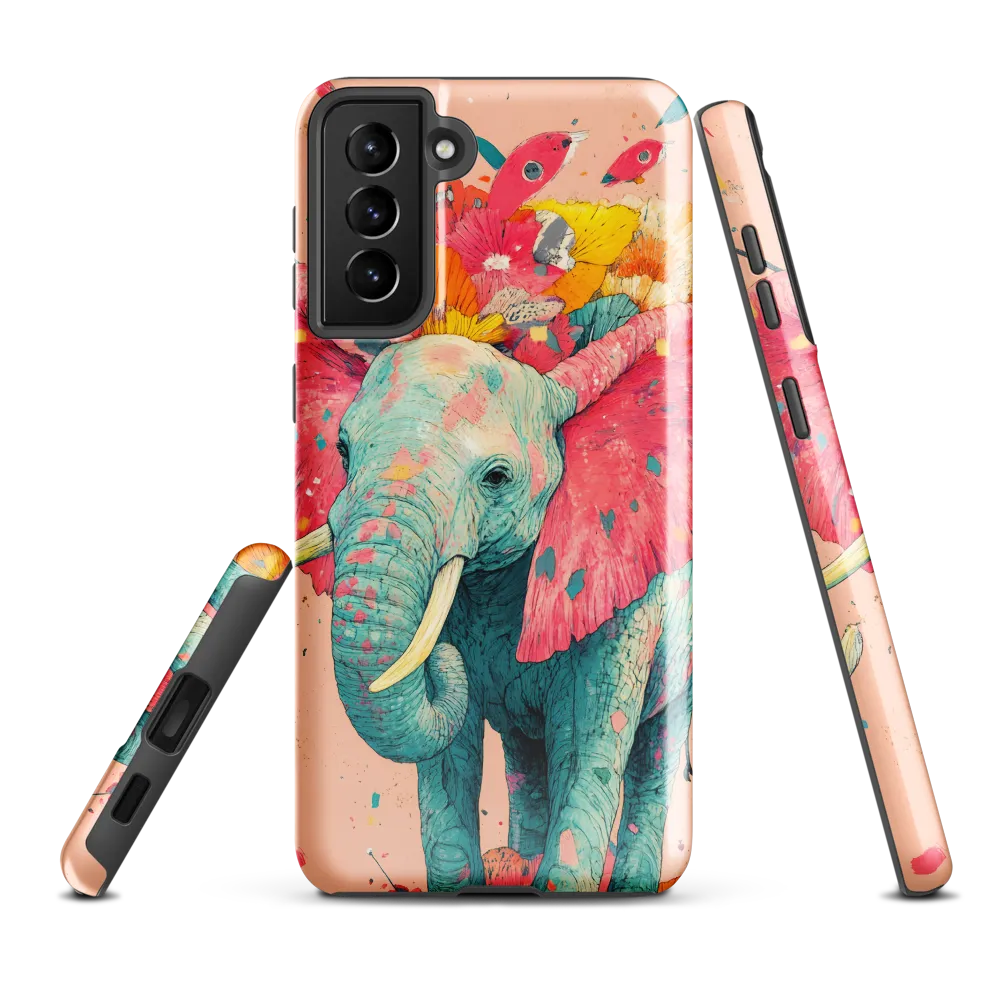 Whimsical Elegance: The Floral Elephant
