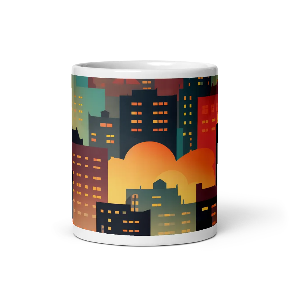 Twilight in the Concrete Jungle | Mug with White inside | 11 oz