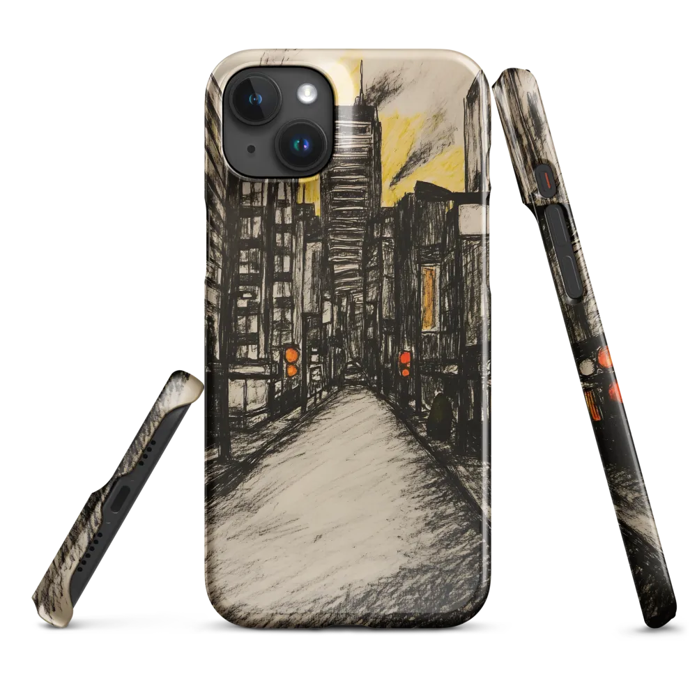 Cityscape of Solitude | Phone Case |  15 Plus | Snap Case | Glossy