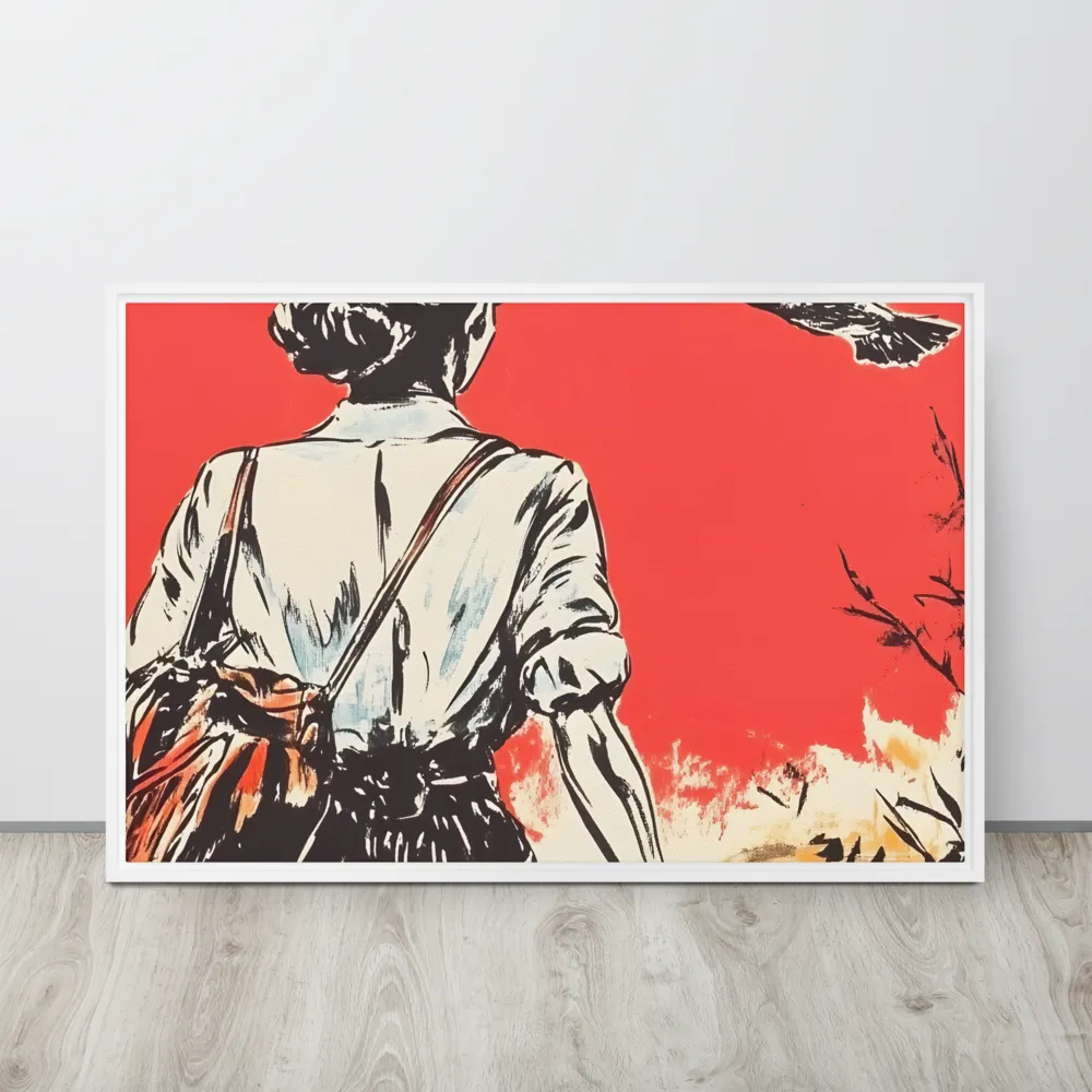 Journey Beyond the Horizon | Canvas with White Frame | 24″×36″