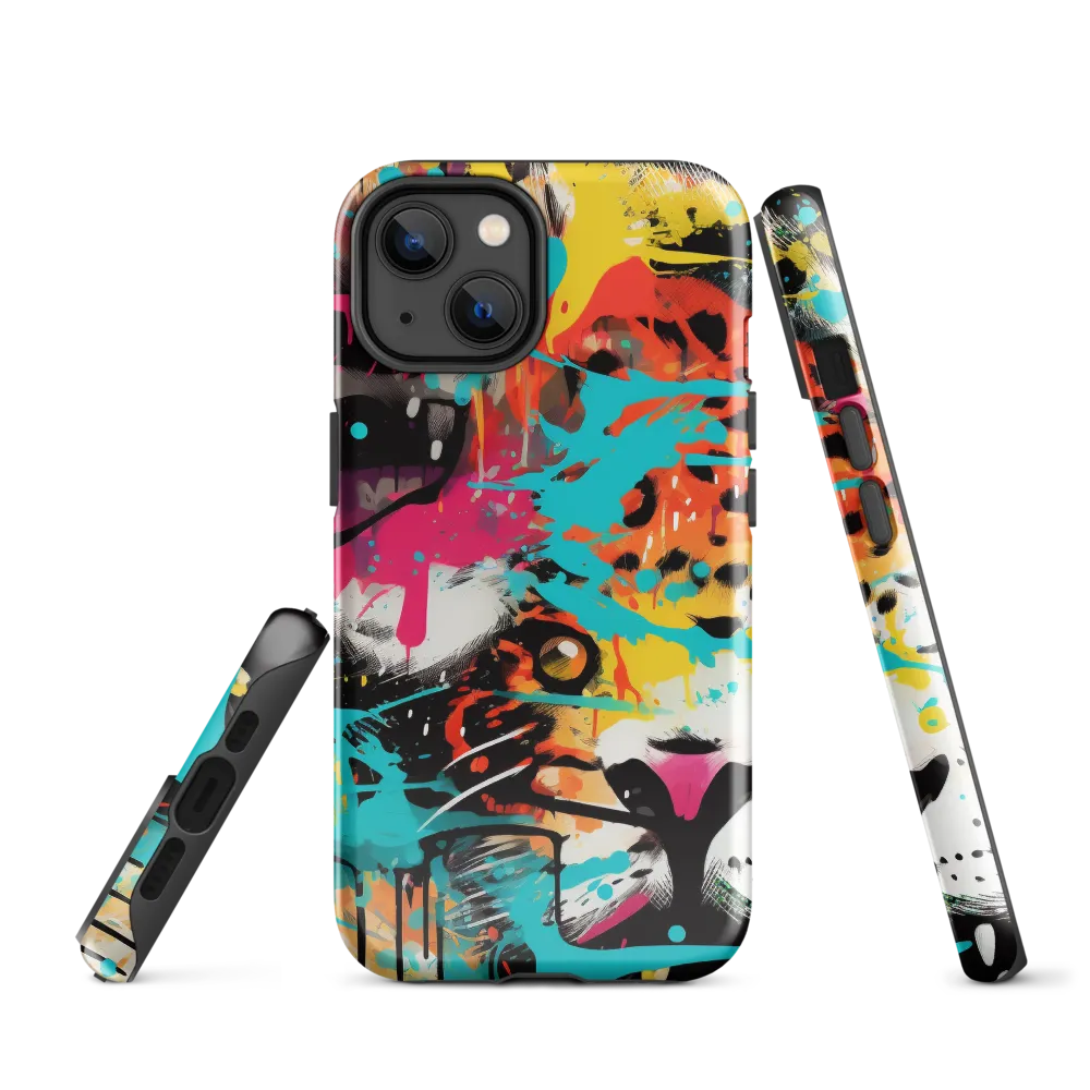 Fierce Fusion: Tiger and Lion in Graffiti