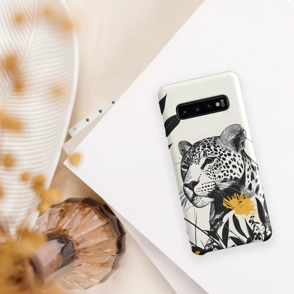 Majestic Leopard Amongst Flora