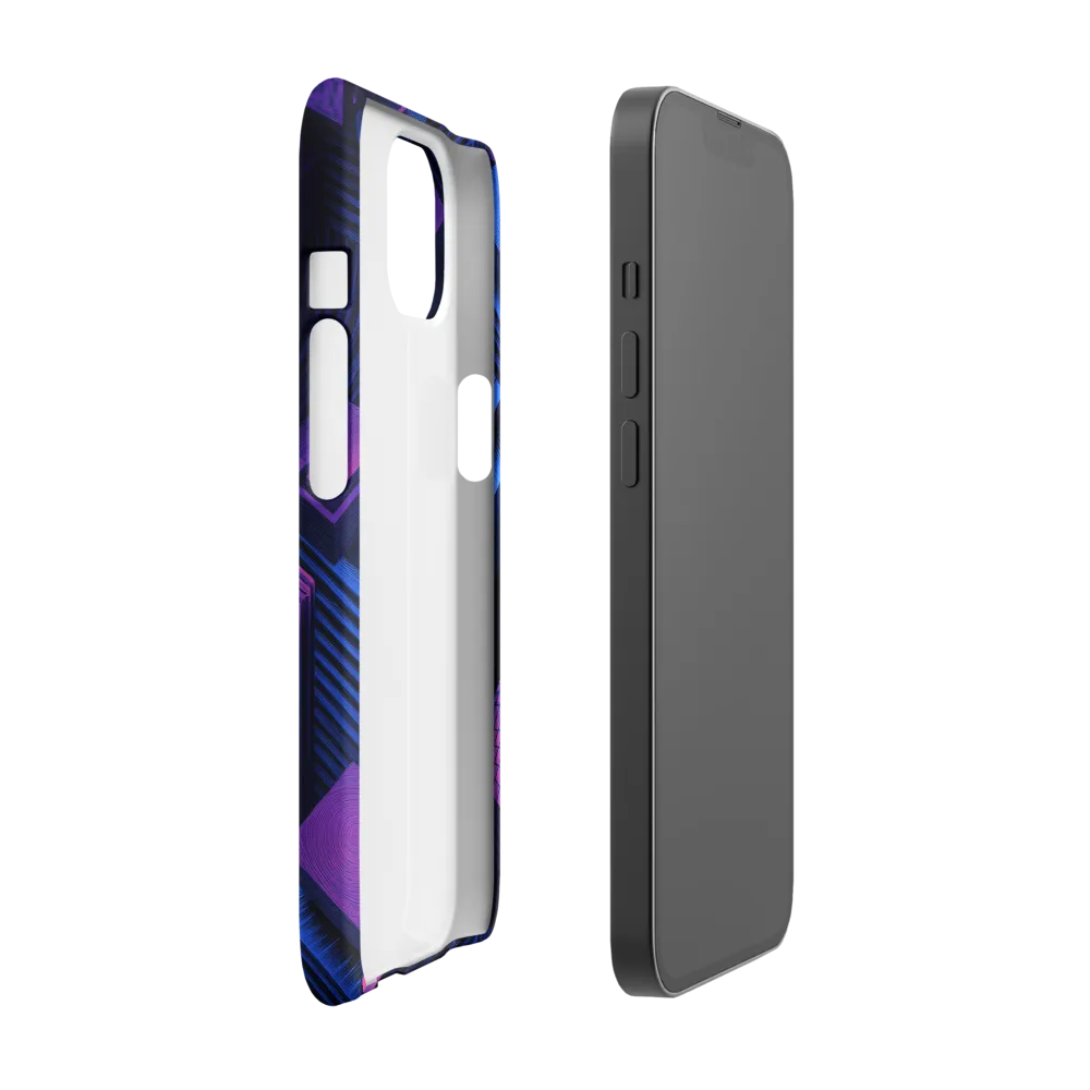 Geometric Dreams in Blue and Purple