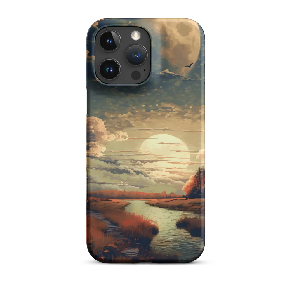 Whispers of Dusk: A Tranquil River Landscape