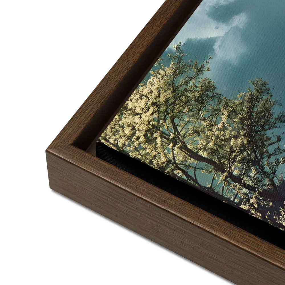 Whispers of Tranquility | Canvas with Brown Frame | 12″×16″