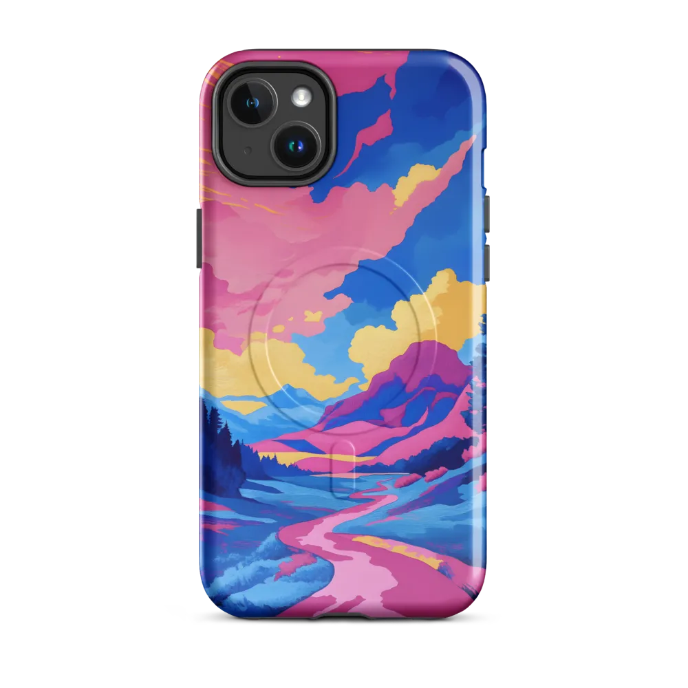 Dreamscape: The Serene River | Phone Case |  14 Plus | MagSafe® Tough Case | Glossy