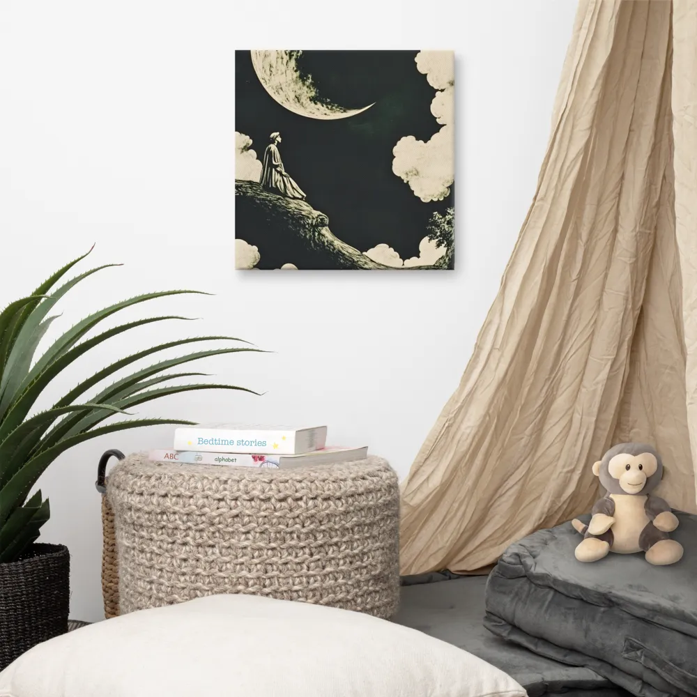 Whispers of the Moon | Canvas | 16″×16″