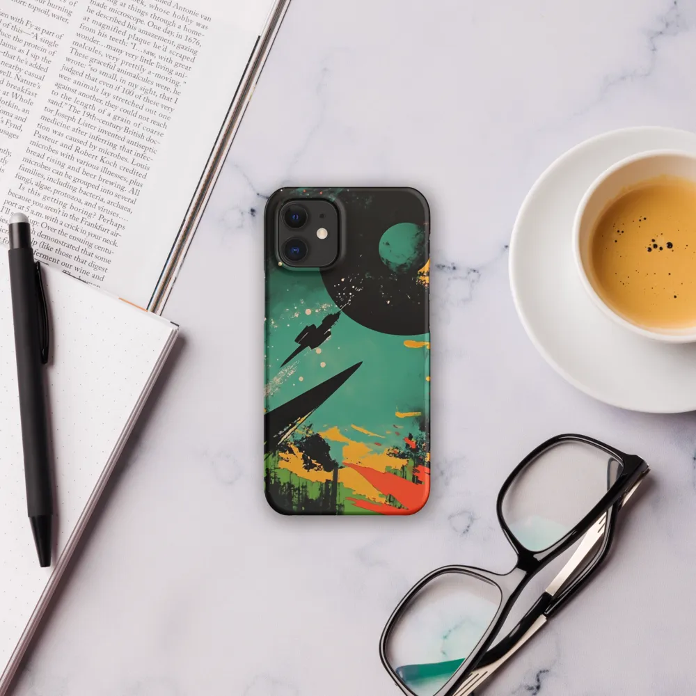 Journey Through the Cosmic Canvas | Phone Case |  12 Mini | Snap Case | Matte