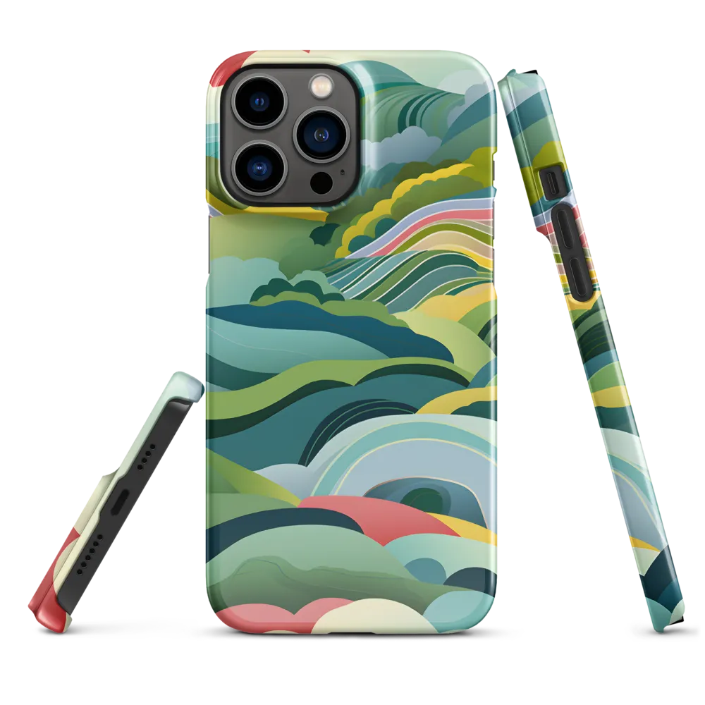 Waves of Serenity | Phone Case |  13 Pro Max | Snap Case | Glossy
