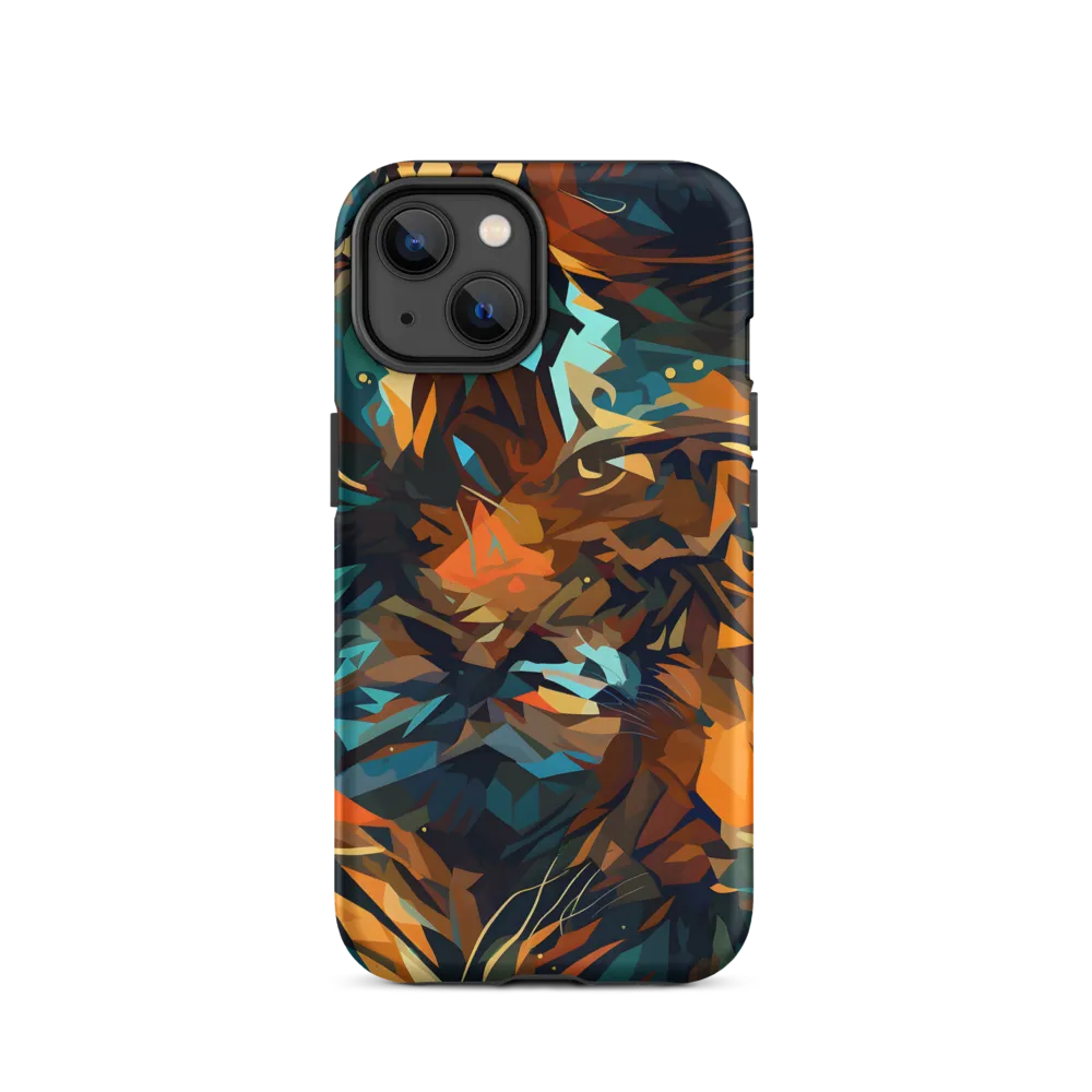 Wild Symphony: Abstract Tigers | Phone Case |  14 | Tough Case | Matte