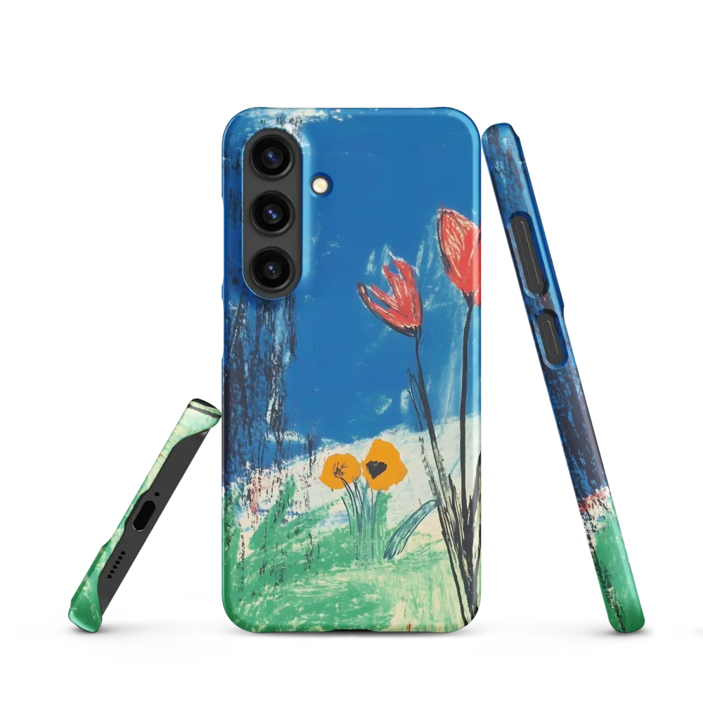 Joyful Blossoms in Blue