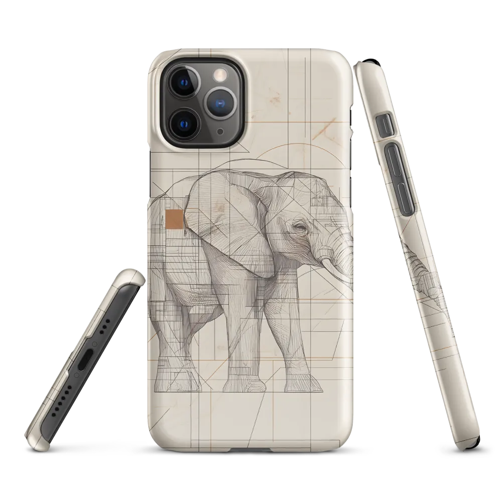 Geometric Elegance: The Steel Elephant