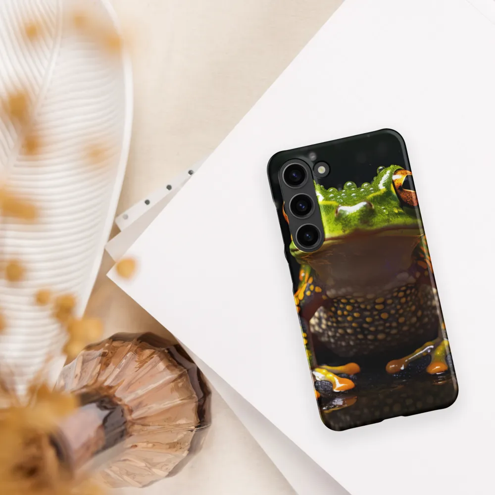 Emerald Elegance: The Frog in Focus