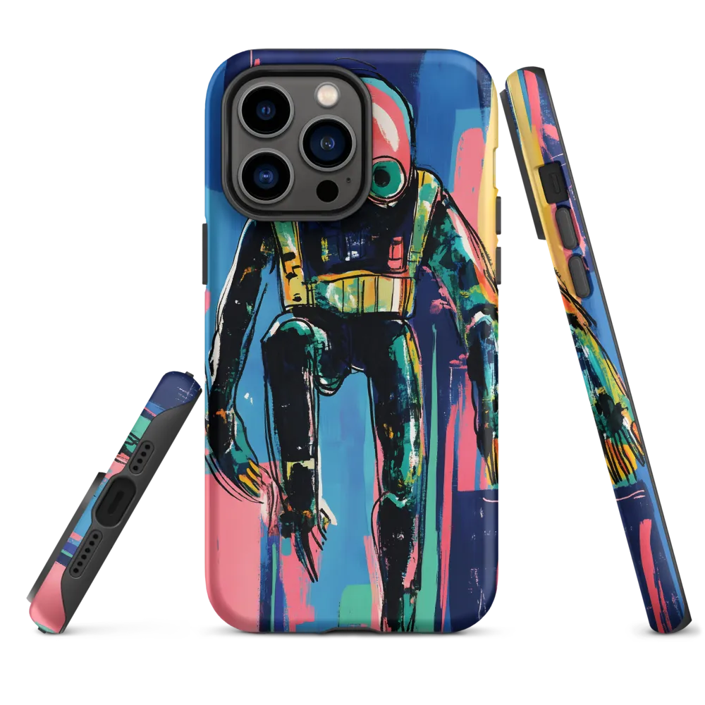 Diver in Vibrant Motion