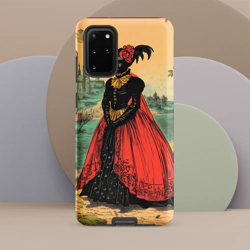 Elegance in Red and Gold