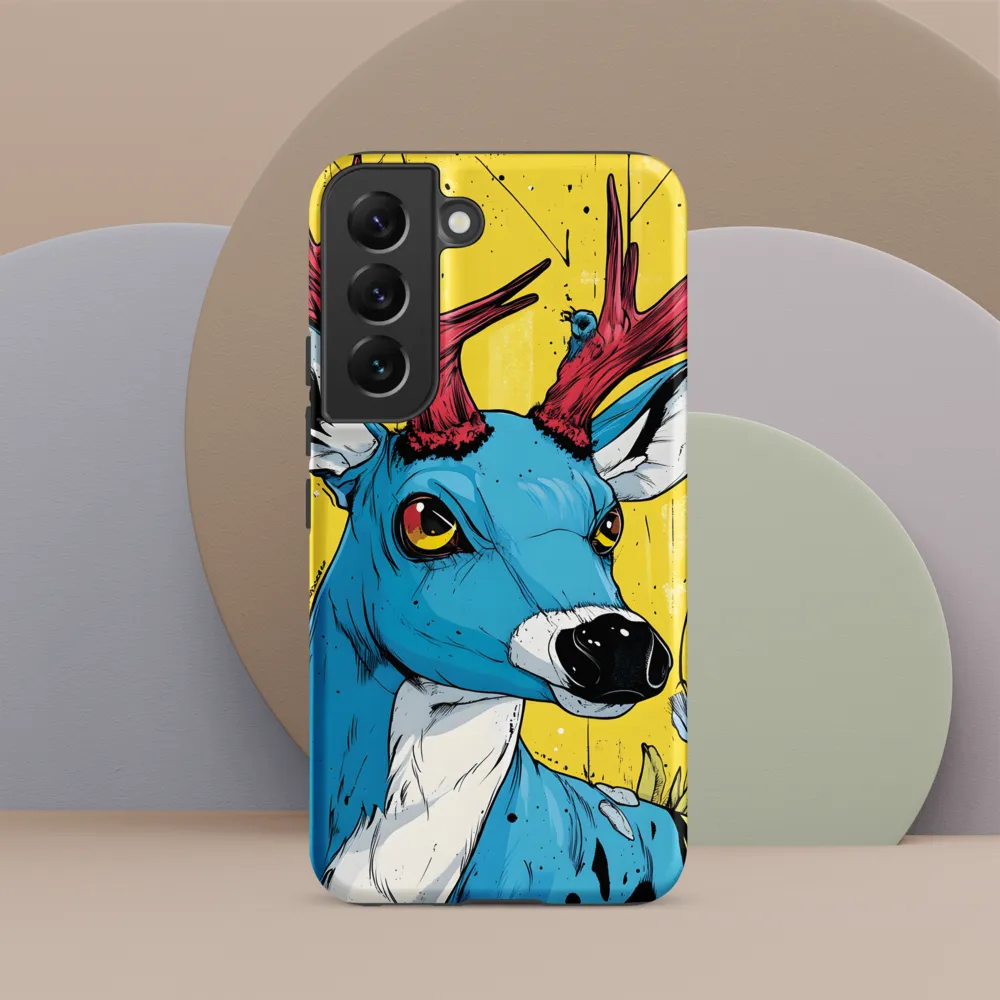 Vivid Antlers: A Modern Take on Nature