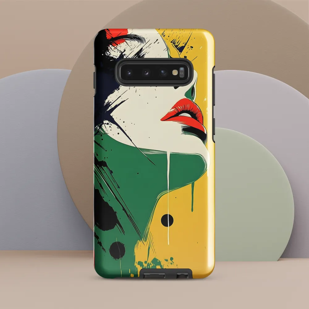 Bold Reflections: A Pop Art Portrait | Phone Case |  S10 Plus | Tough Case | Glossy