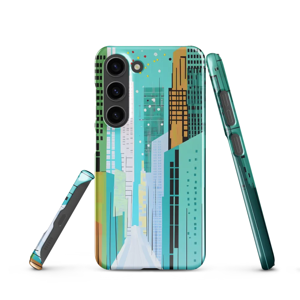 Urban Symphony in Turquoise