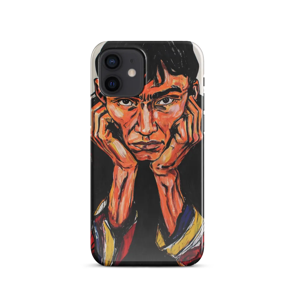 Contemplative Intensity: An Expressionist Portrait