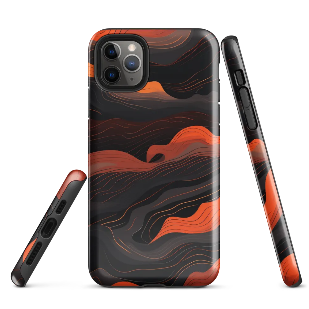 Dynamic Waves of Color | Phone Case |  11 Pro Max | Tough Case | Glossy