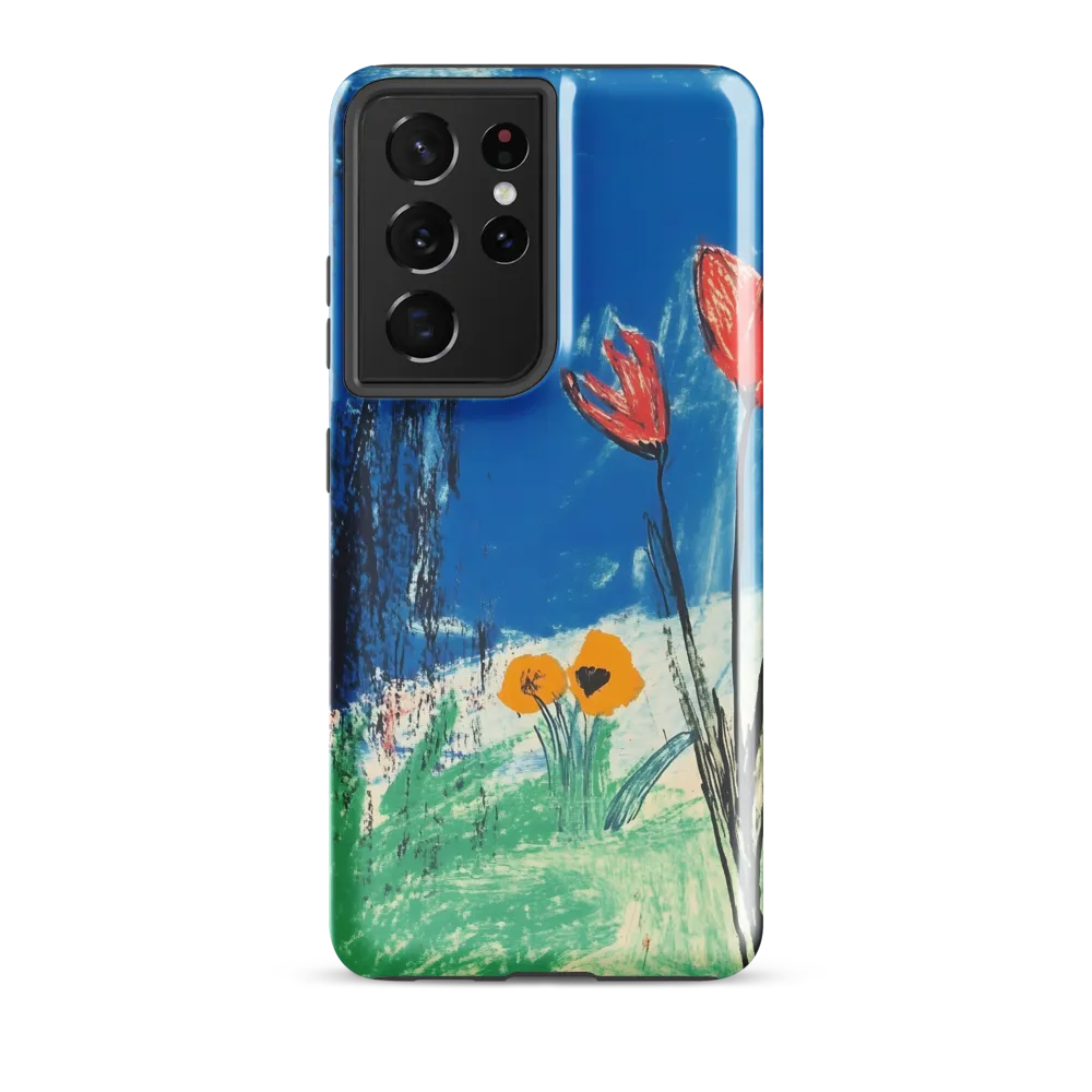 Joyful Blossoms in Blue