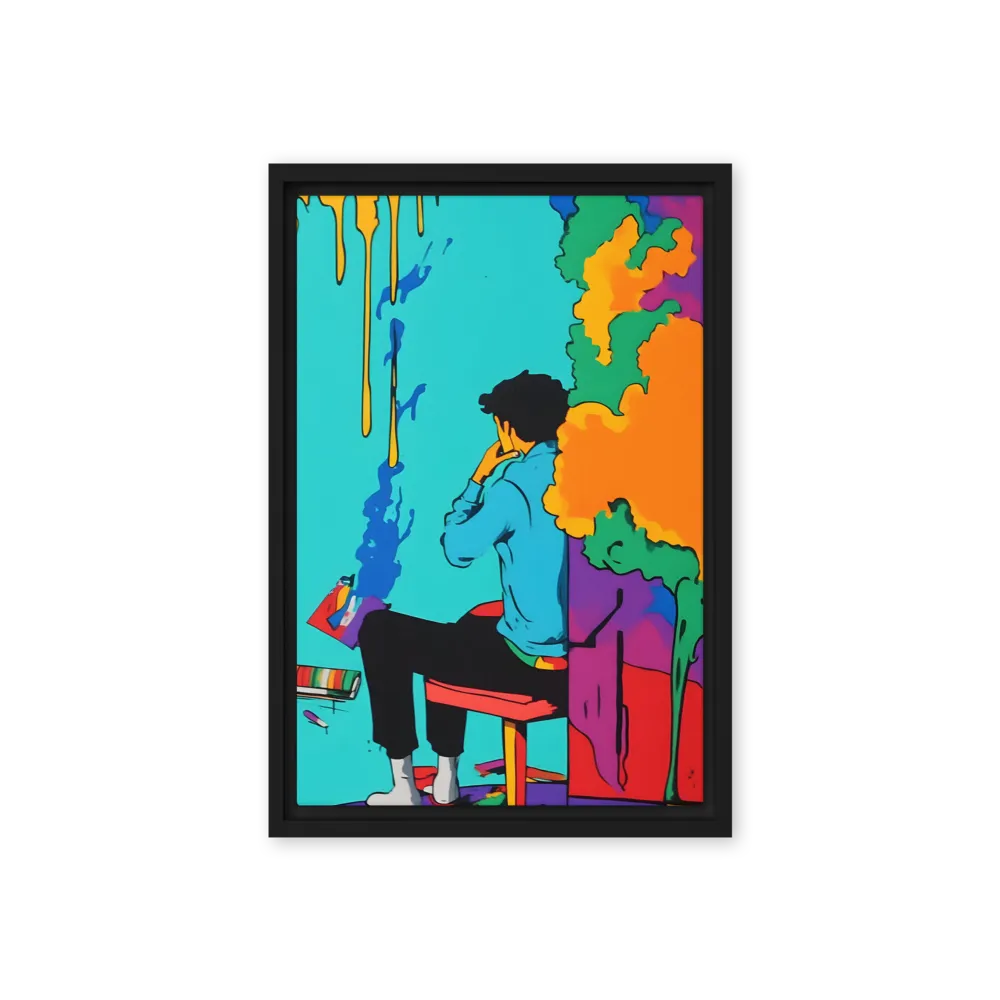 The Artist Within | Canvas with Black Frame | 12″×18″
