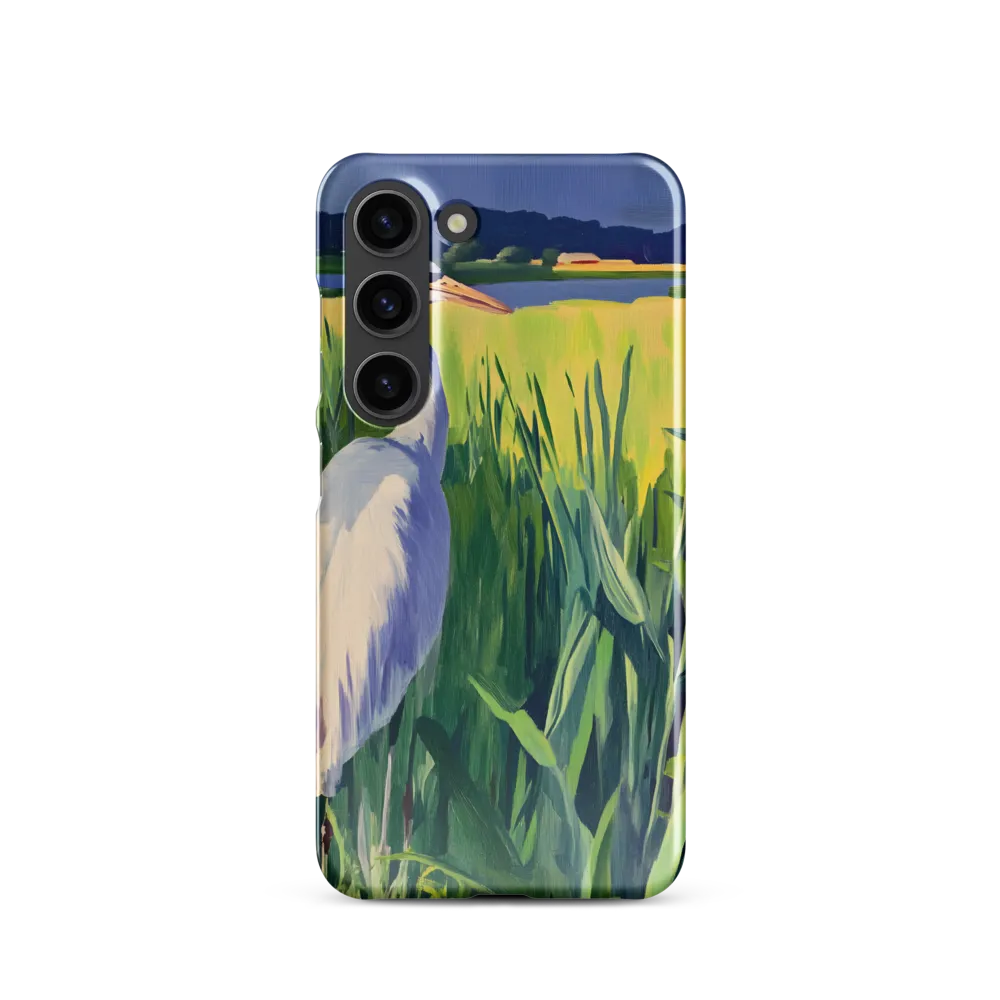 Graceful Presence: The Heron in the Meadow