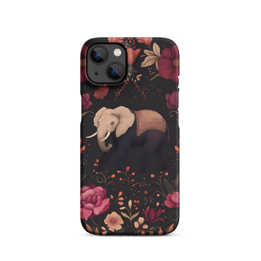 Whispers of the Wild: Elephants and Blooms