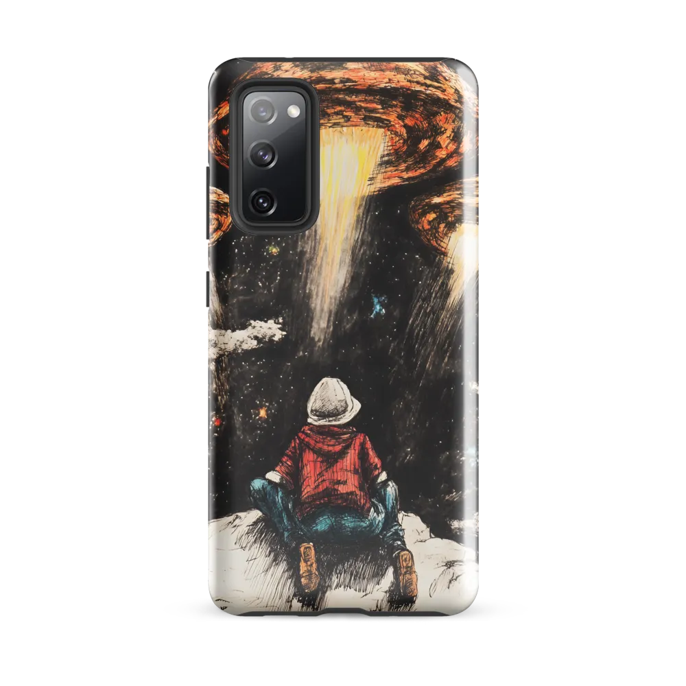 Gazing into the Unknown: A Child's Wonder in Space