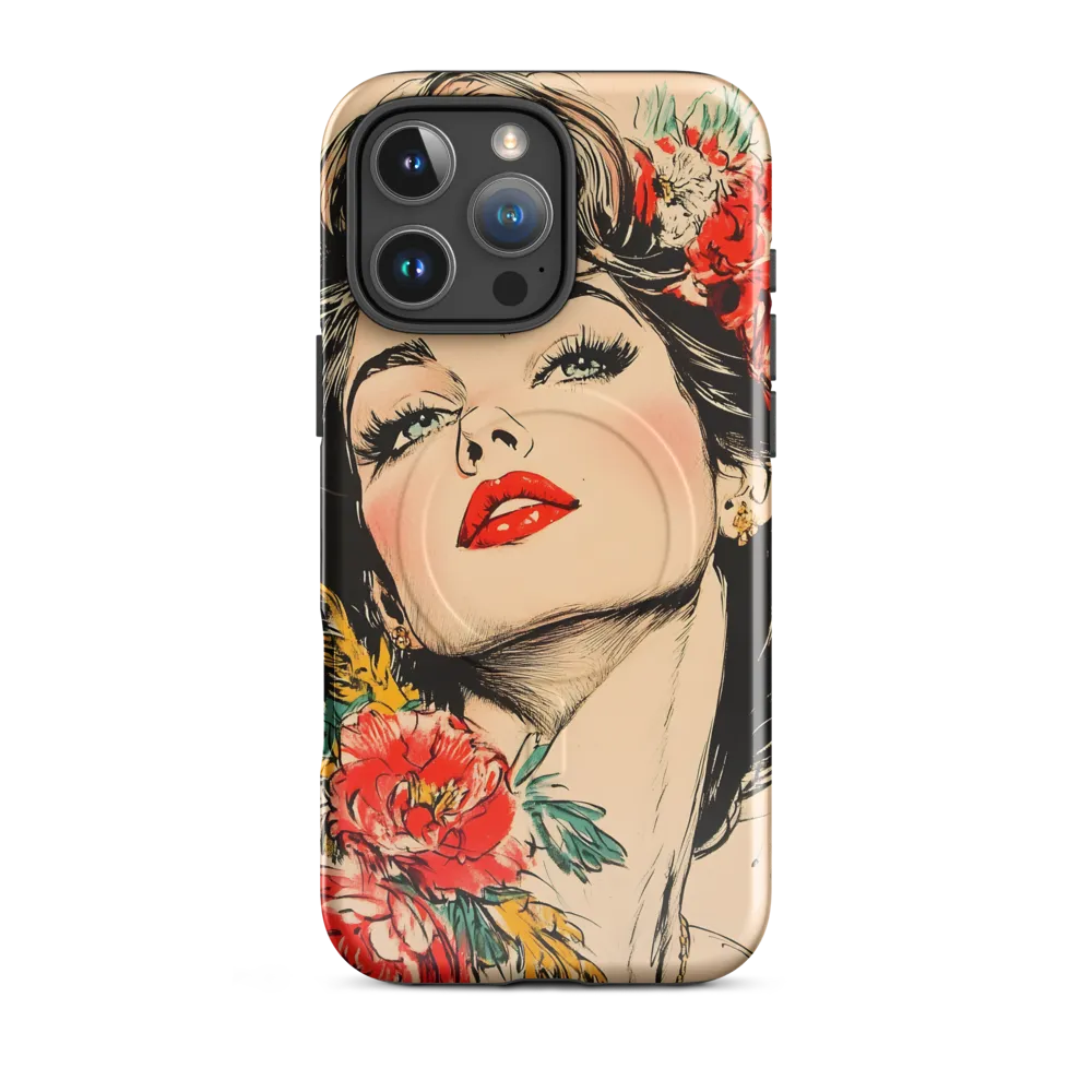 Radiance in Red: A Portrait of Elegance