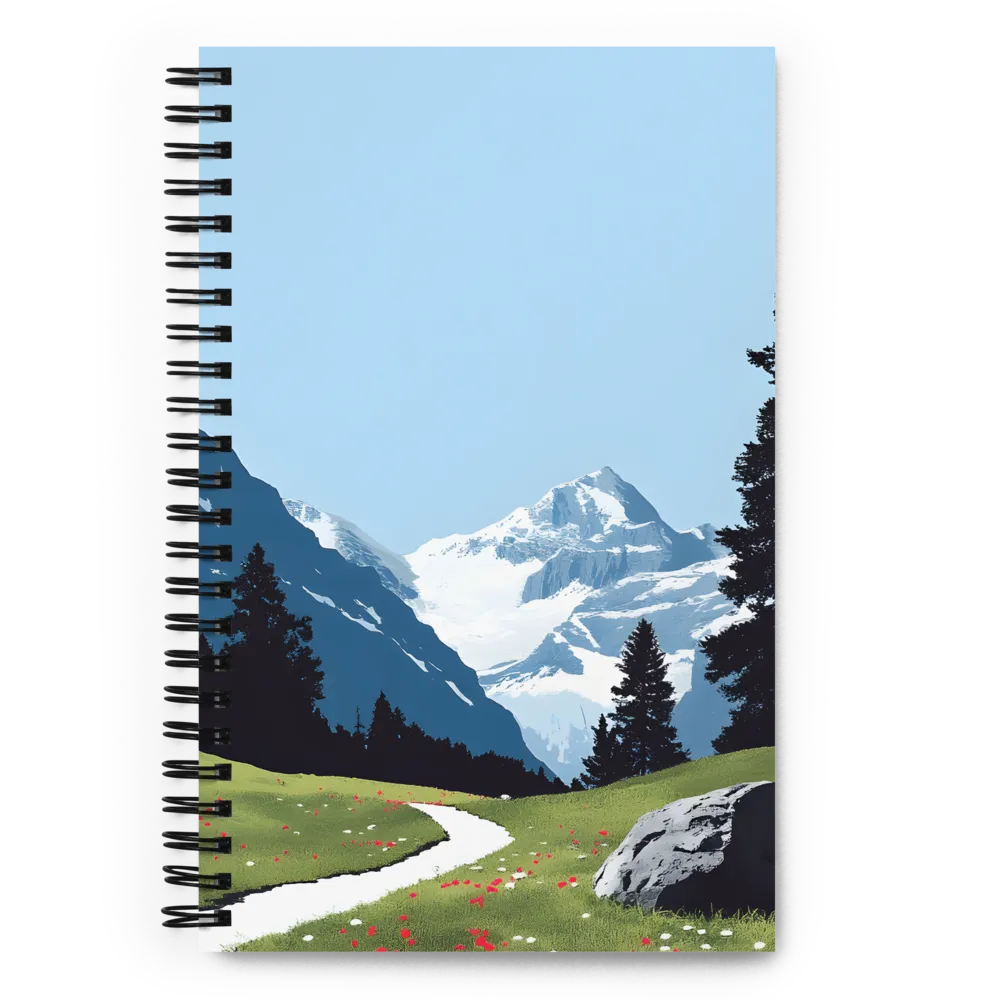 Tranquil Mountain Retreat | Spiral Notebook