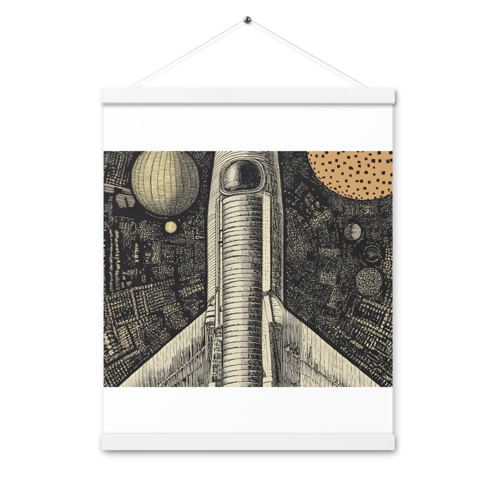 Voyage to the Unknown | Poster With White Wood Hanger | 16″×20″
