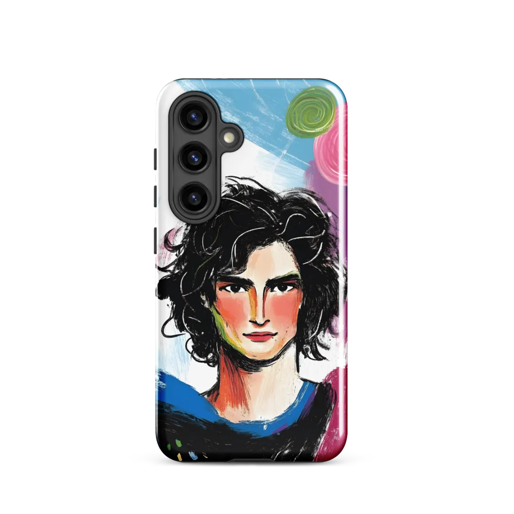 Vibrant Portrait of Youth | Phone Case |  S24 | Tough Case | Glossy