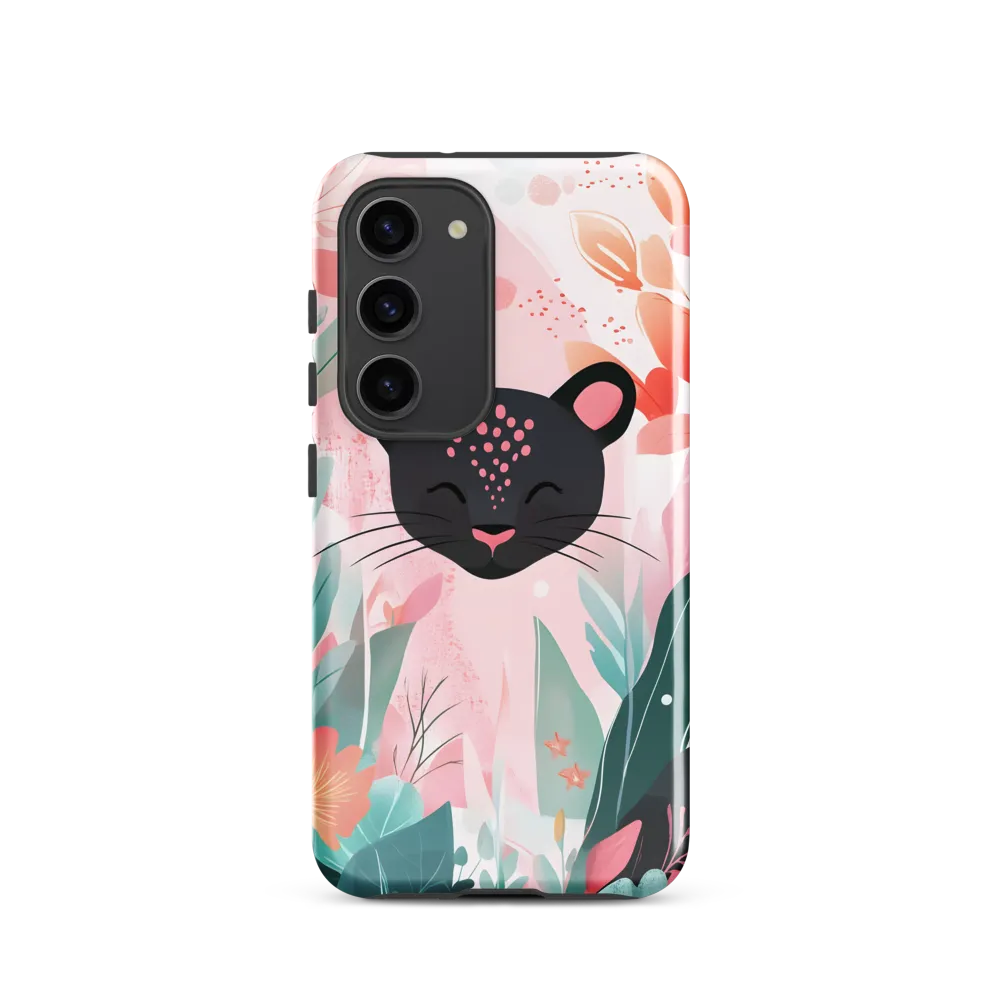 Whimsical Panther in Bloom