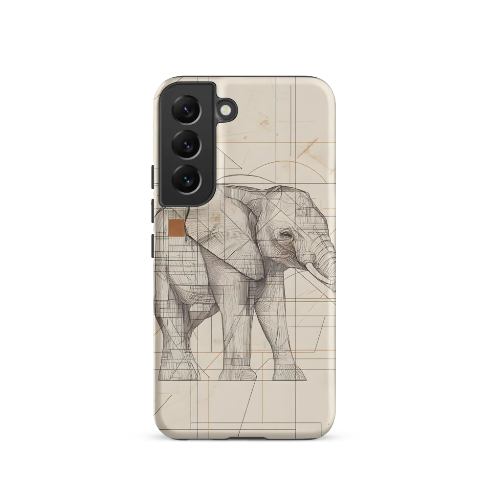 Geometric Elegance: The Steel Elephant