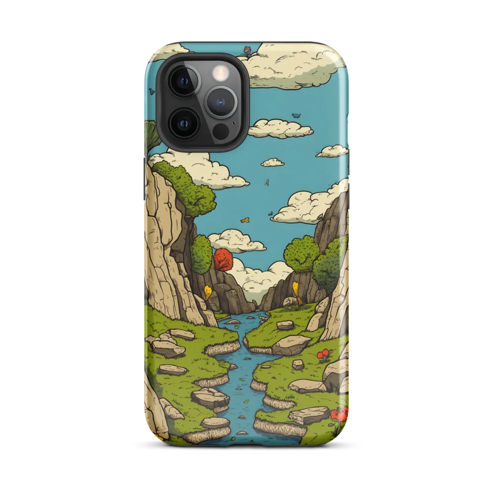 Whimsical Serenity: A Canyon Landscape