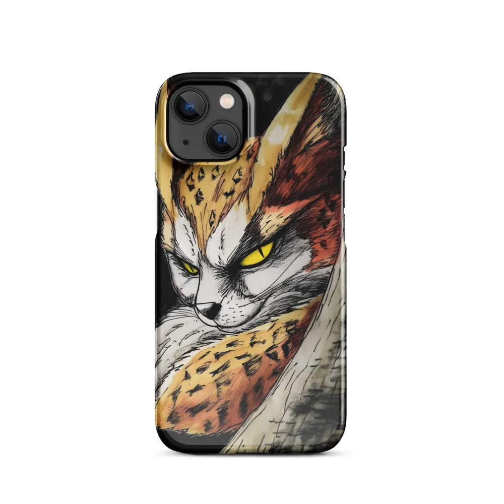 Fierce Gaze of the Wild Cat