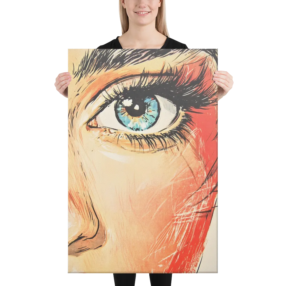 Gaze of Emotion | Canvas | 24″×36″