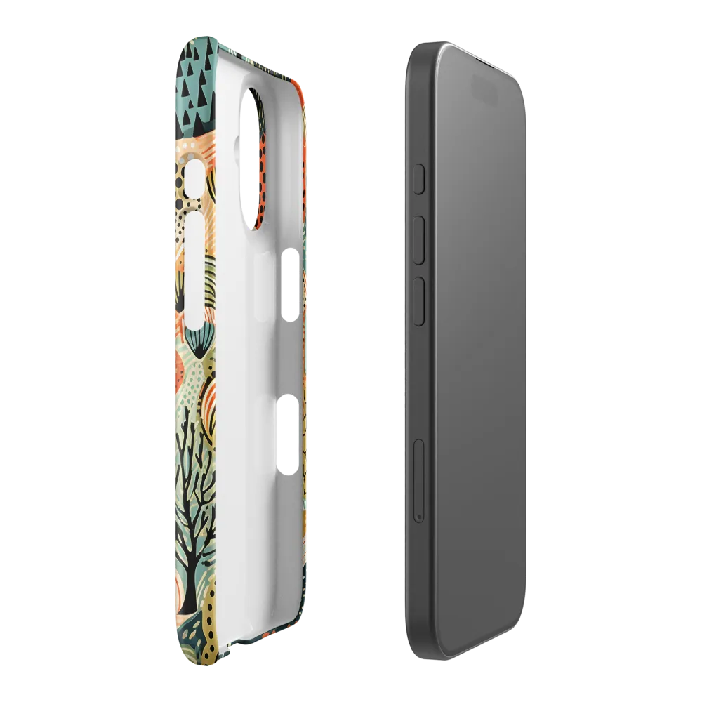 Whimsical Forest Patterns | Phone Case |  16 | Snap Case | Glossy